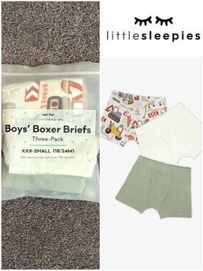 🚧Little Sleepies Mini Builders Boxer Briefs 3-pack